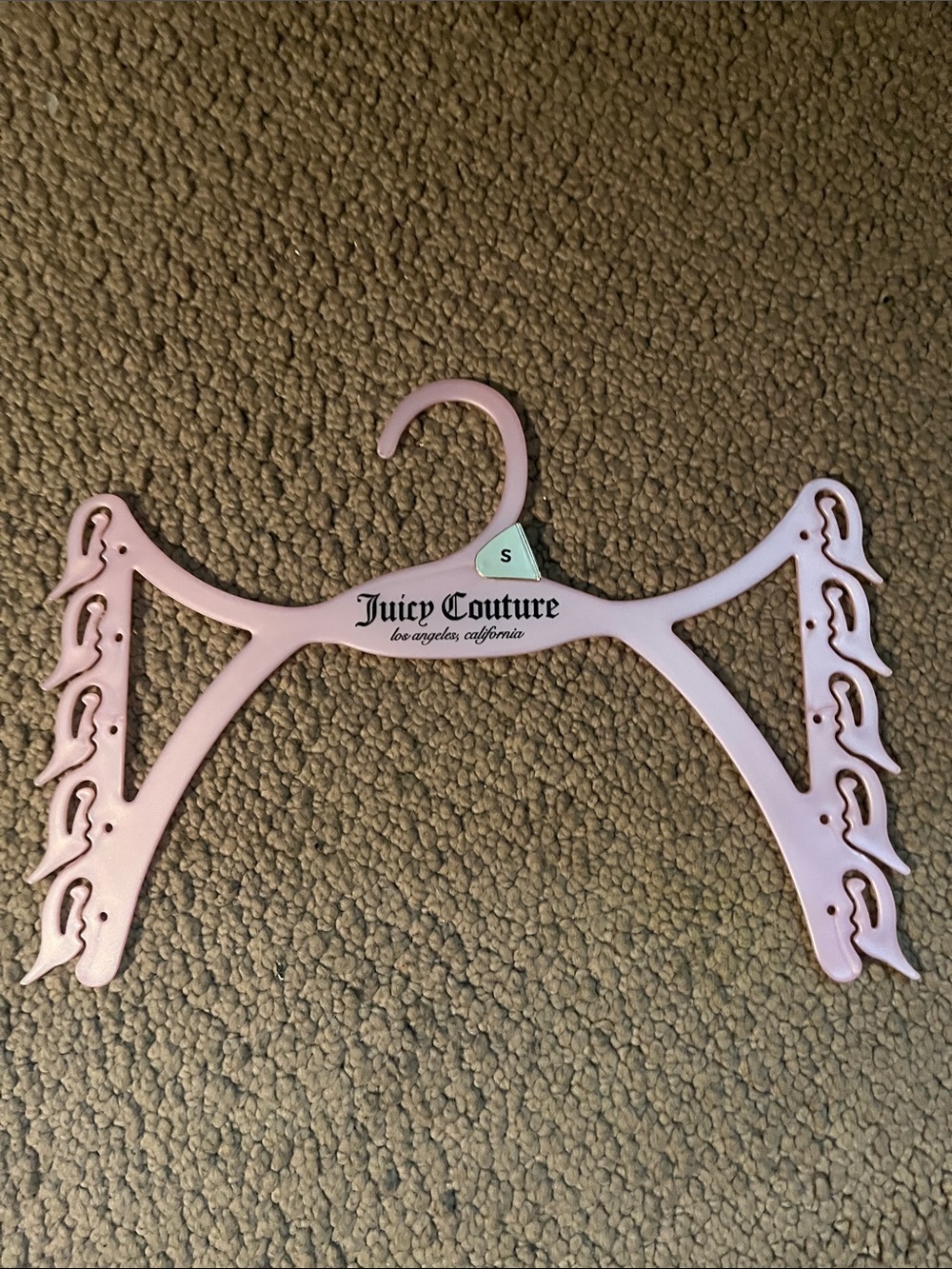 Juicy Couture Light Pink Strap Organizer Hanger